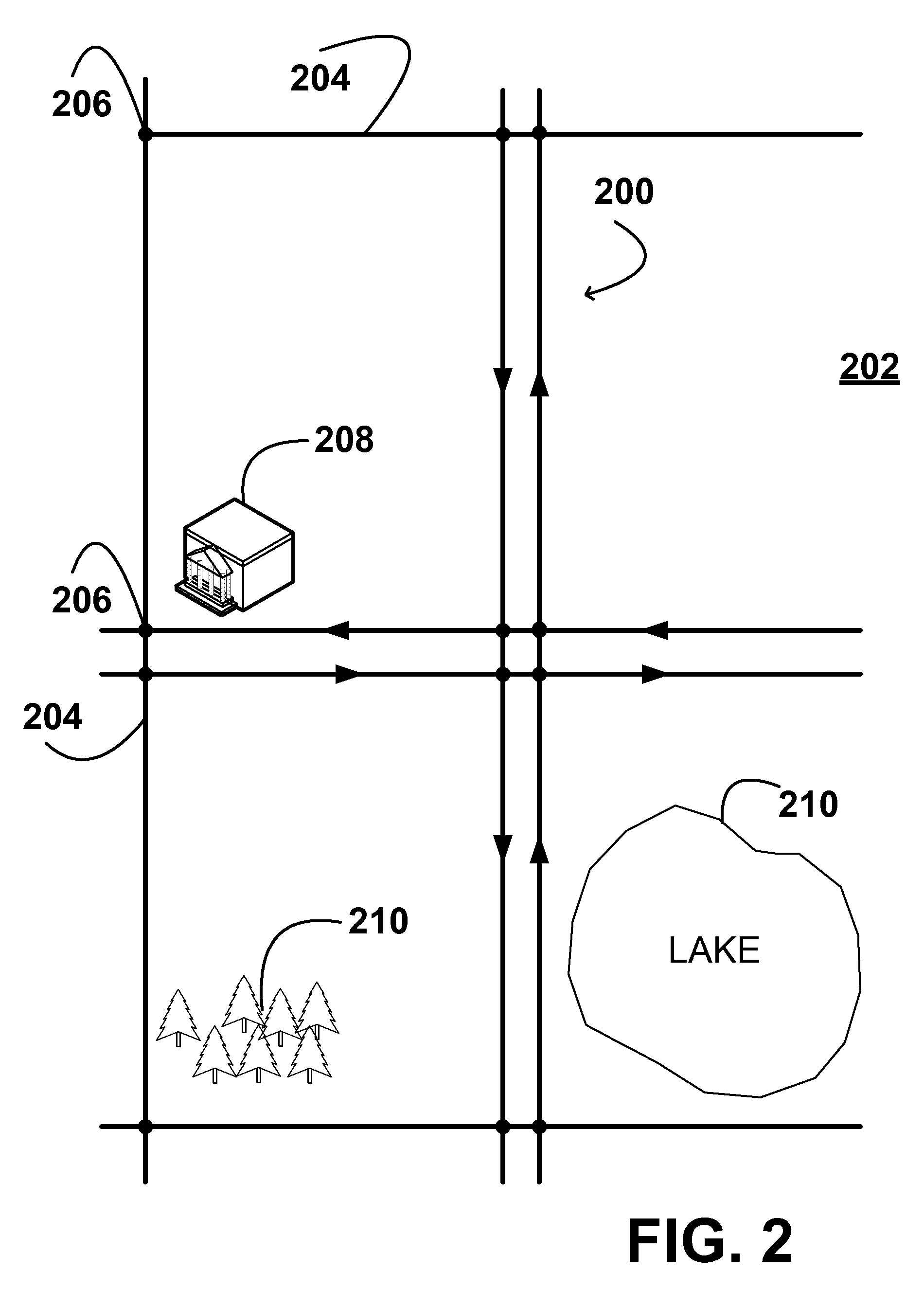 Method of operating a navigation system to provide route guidance