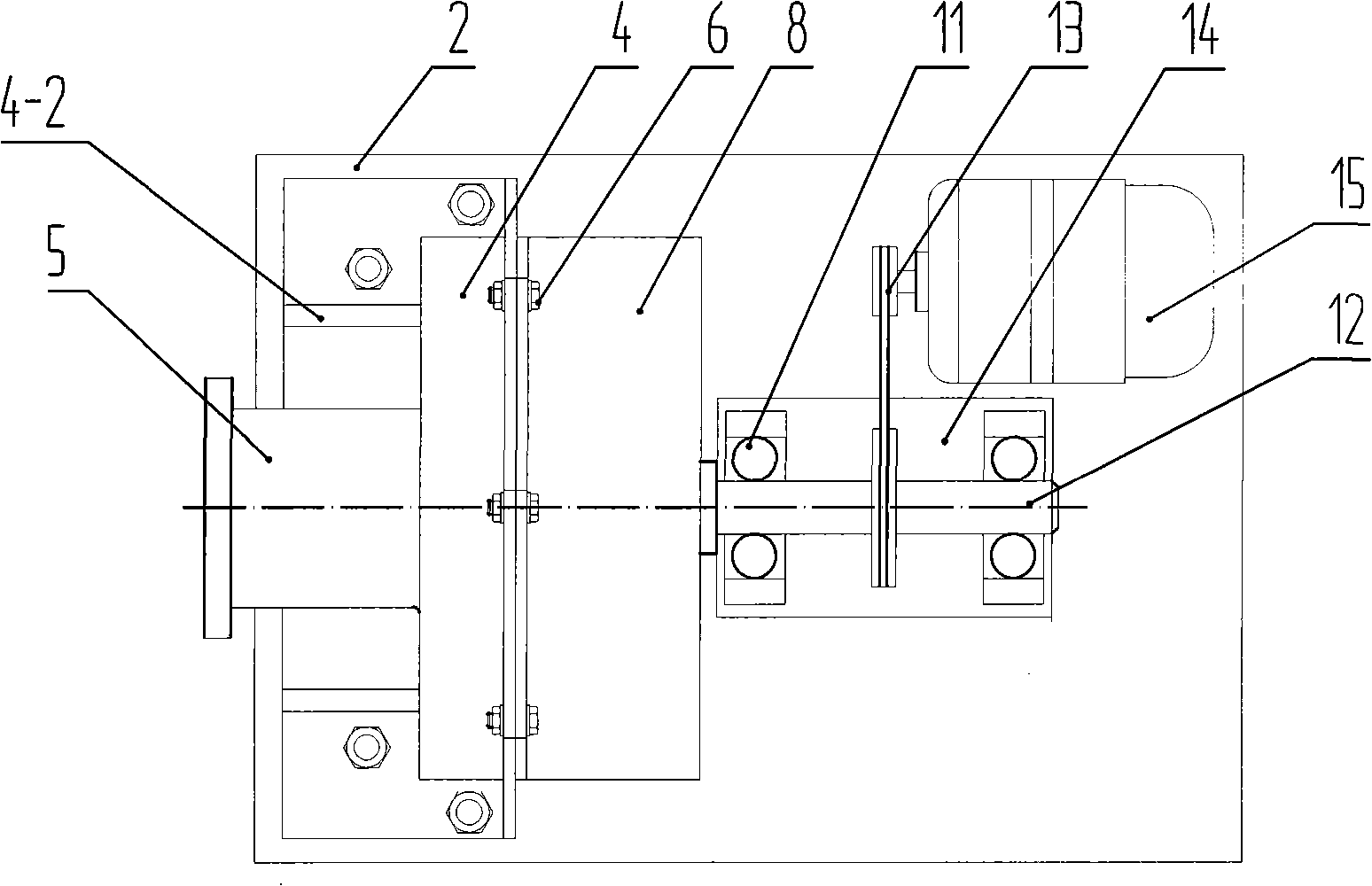 Down kneading machine