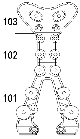 Touch pressing self-regulated type massaging backrest and massaging method