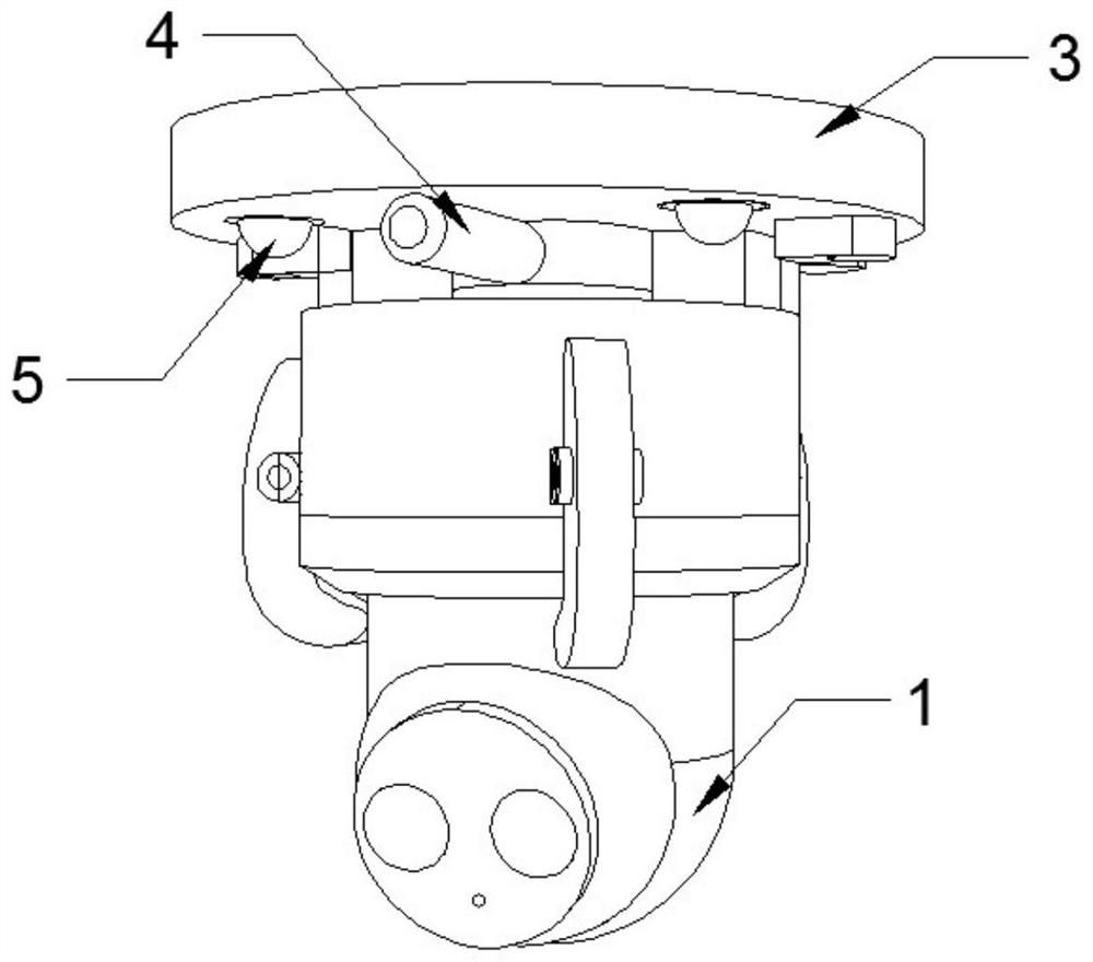 Monitoring camera fixing frame based on Internet of things