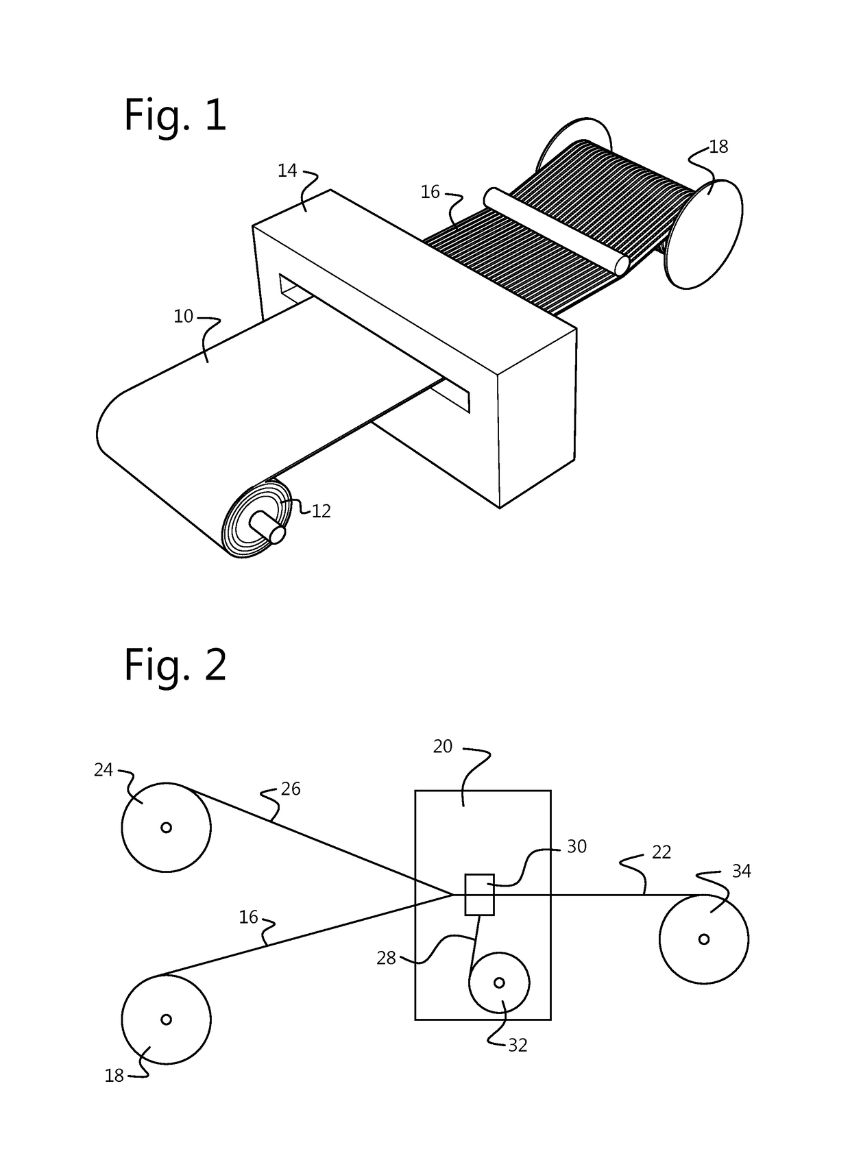 Use of a foamable polymer filament, and foamed fabric