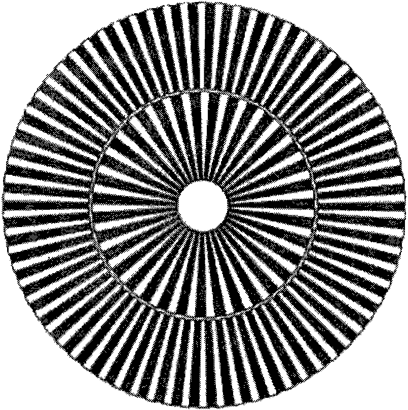 Visual illusion demonstration device simulating hula hoop movements and demonstration method