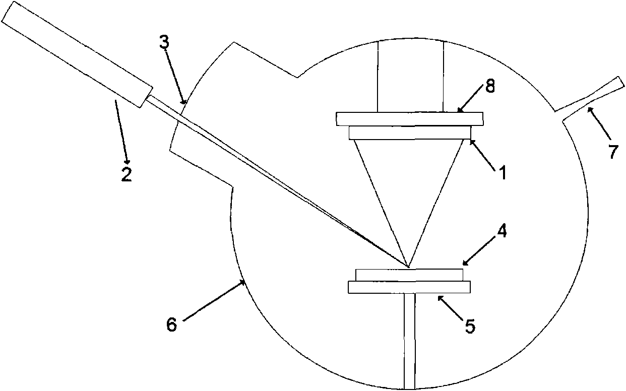 Amorphous lanthanum-lutetium oxide resisting film and preparation method and application thereof