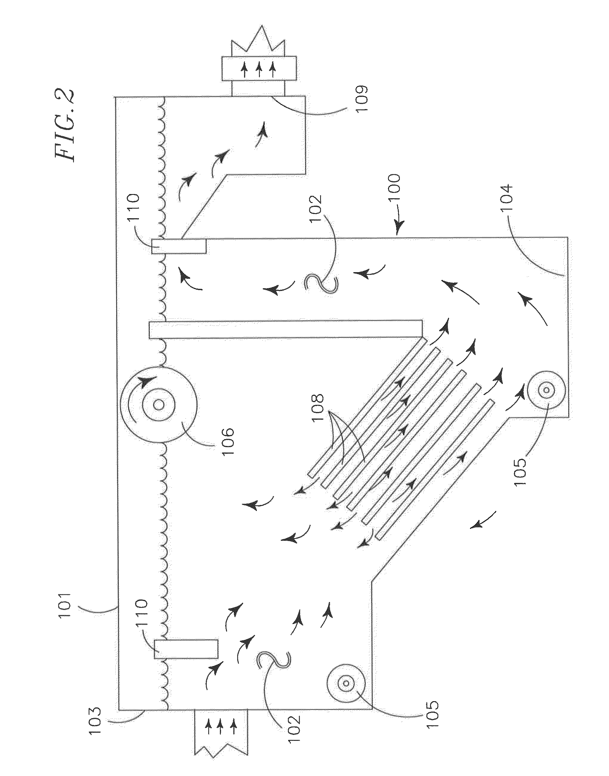 System for separating contaminants from fluids