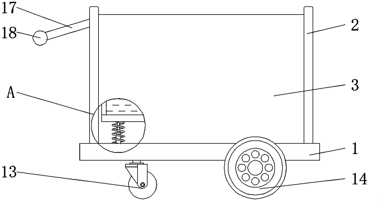 Transportation equipment for hilly land and transportation method of transportation equipment