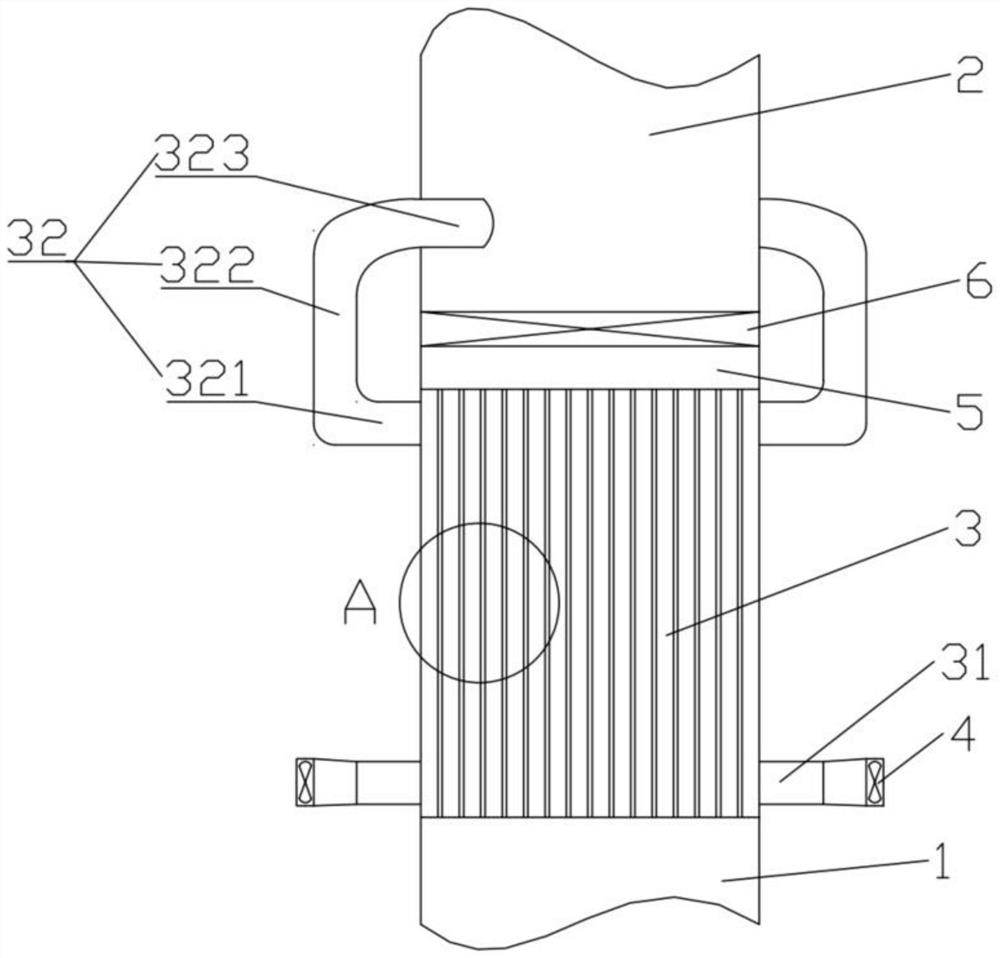 Smoke treatment device, smoke treatment system and smoke treatment method