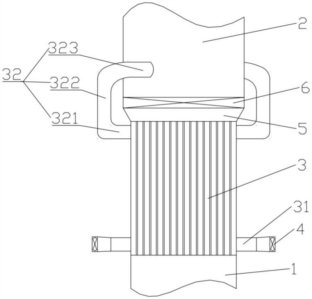 Smoke treatment device, smoke treatment system and smoke treatment method