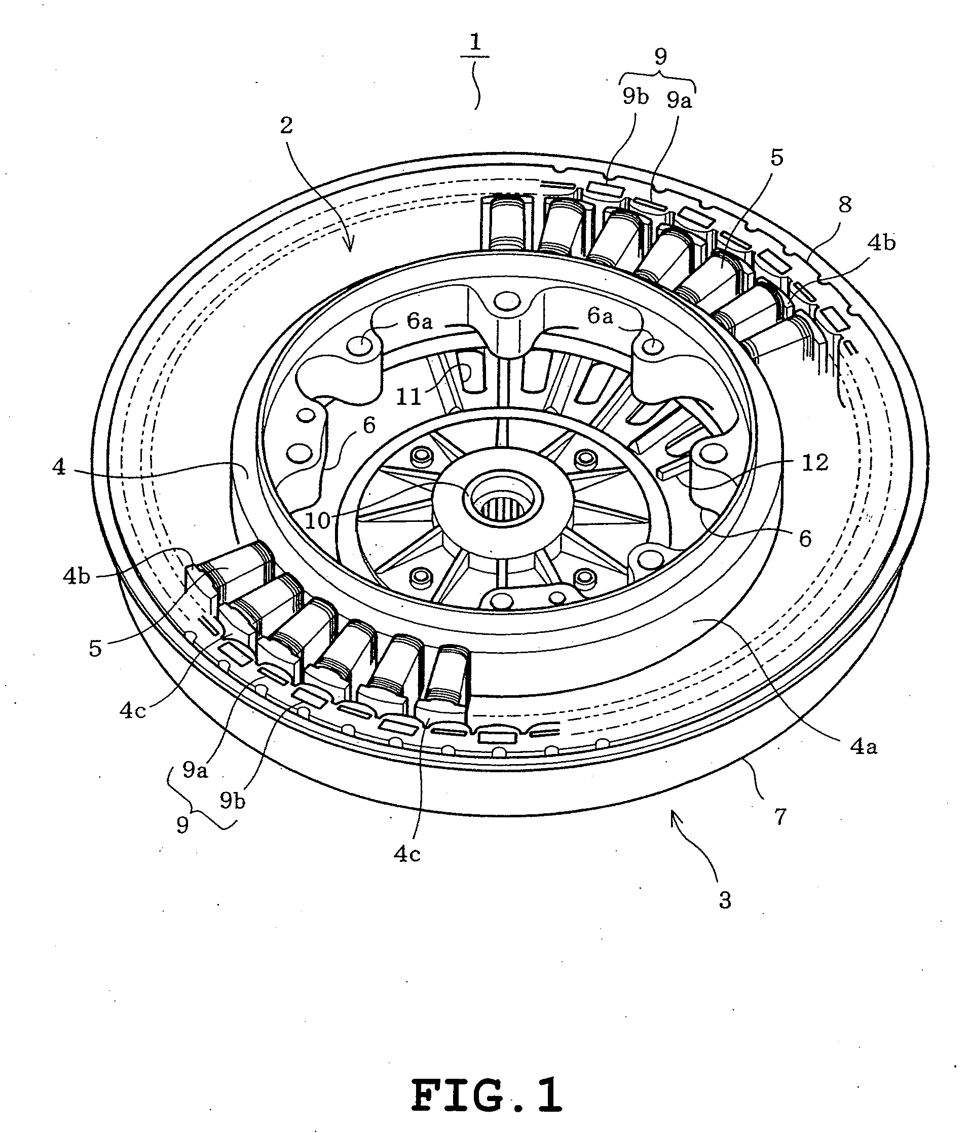 Permanent magnet motor and washing machine provided therewith