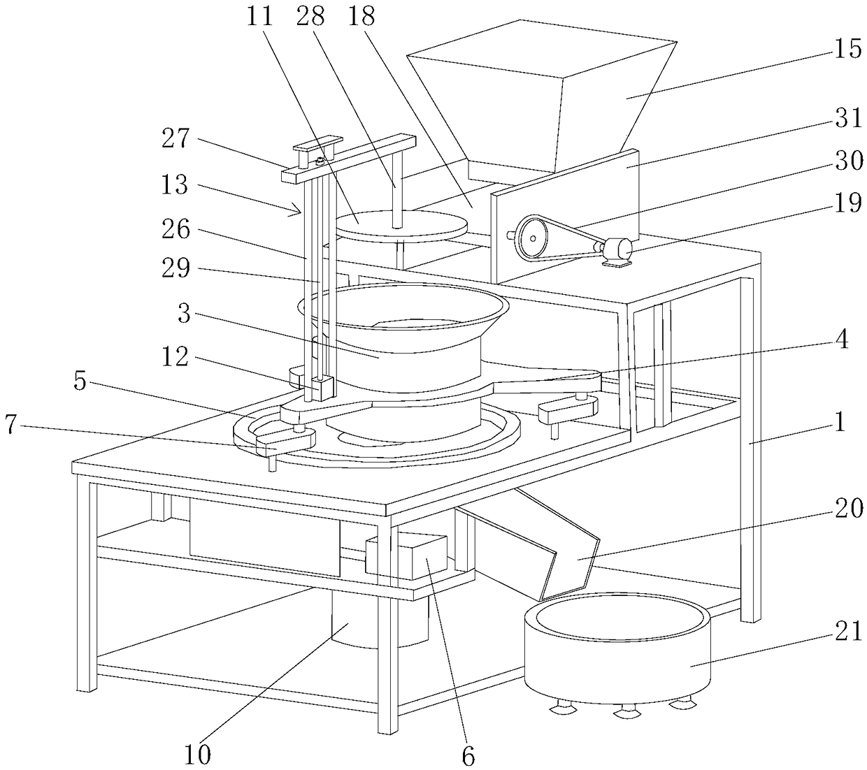 Tea leaf twisting machine