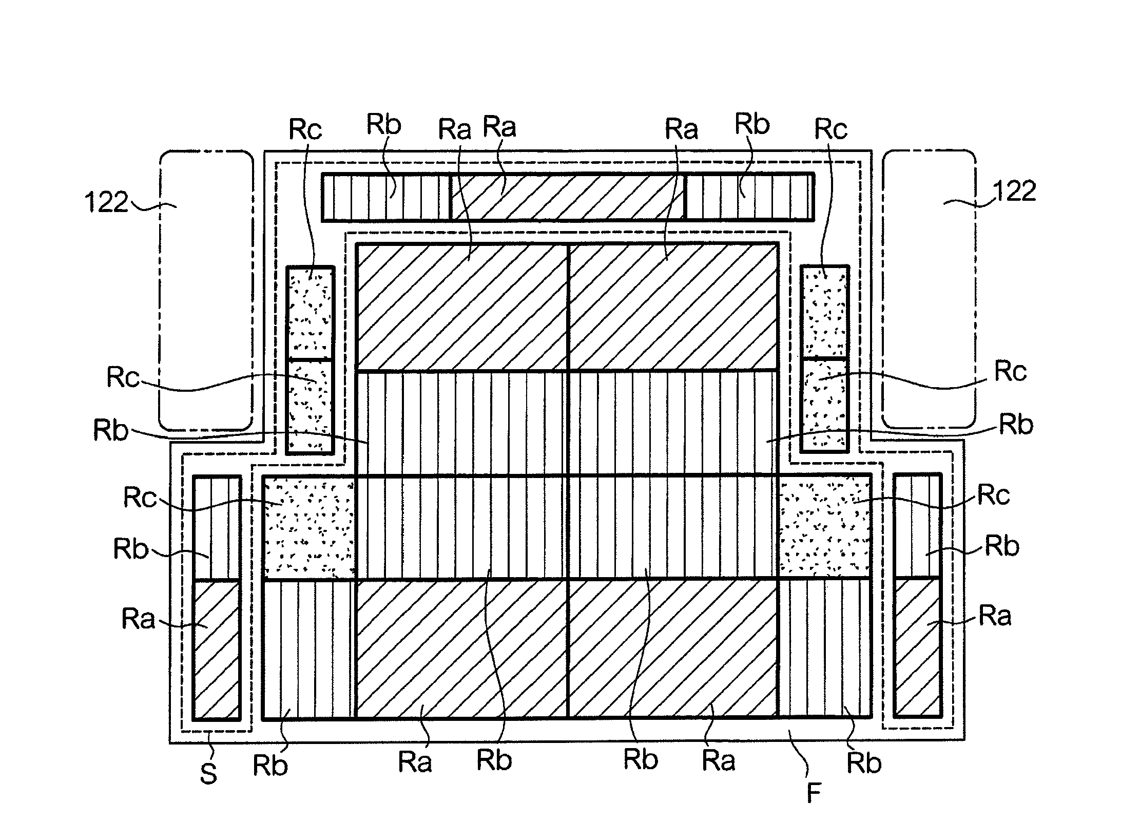 Sound absorbing structure built into luggage compartment of vehicle