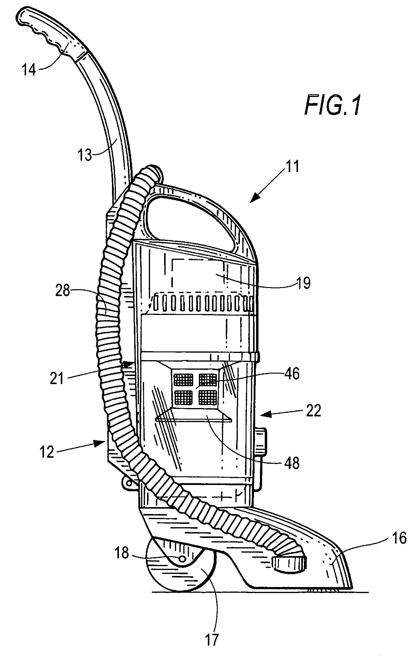 Light weight bagless vacuum cleaner