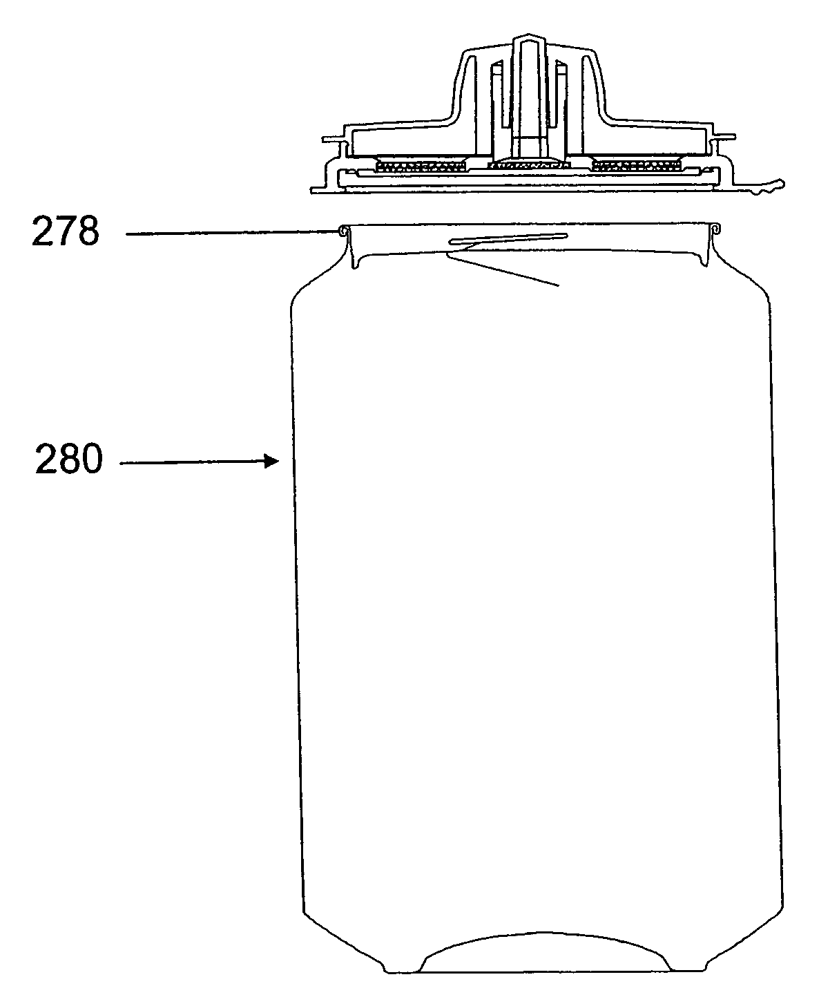 Vented closures for containers