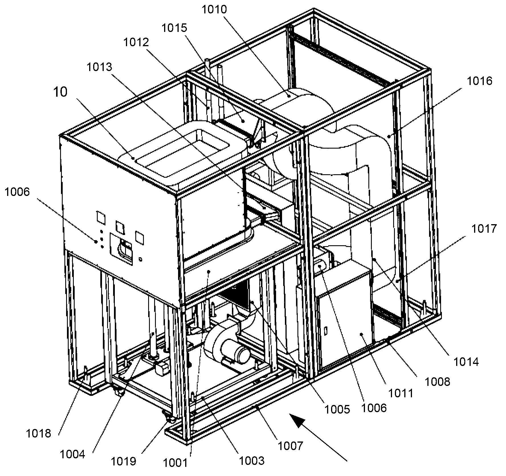 Etching and baking equipment and operation method thereof