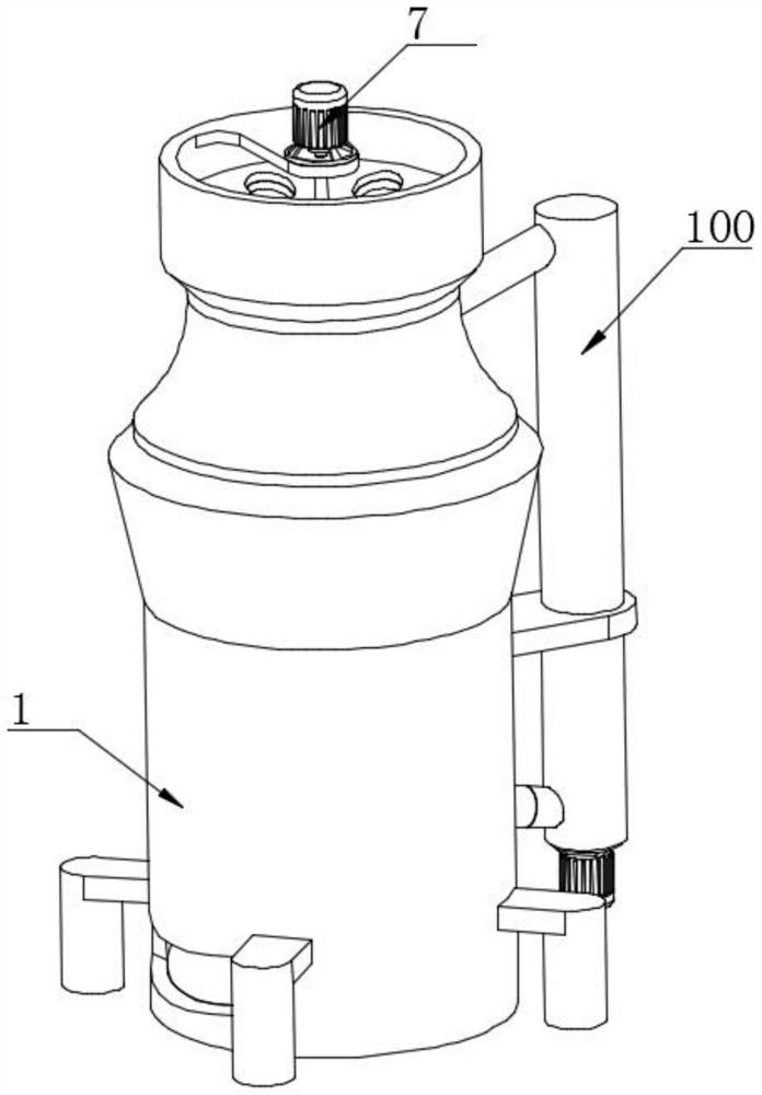 A kind of ore crushing and screening machine