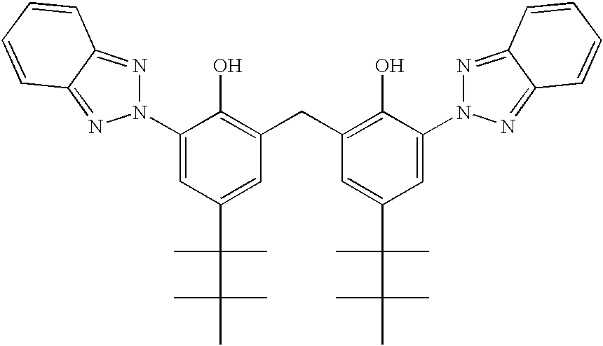 Opaque, white UV-stabilized low-flammability film with low transparency made from a crystallizable thermoplastic