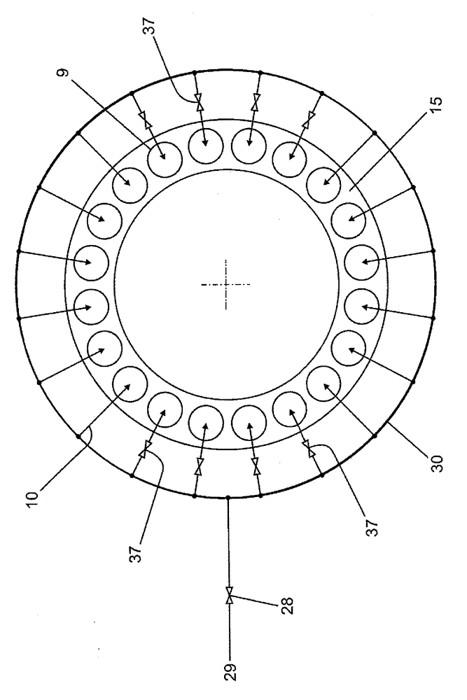 Gas turbine with improved part load emissions behavior