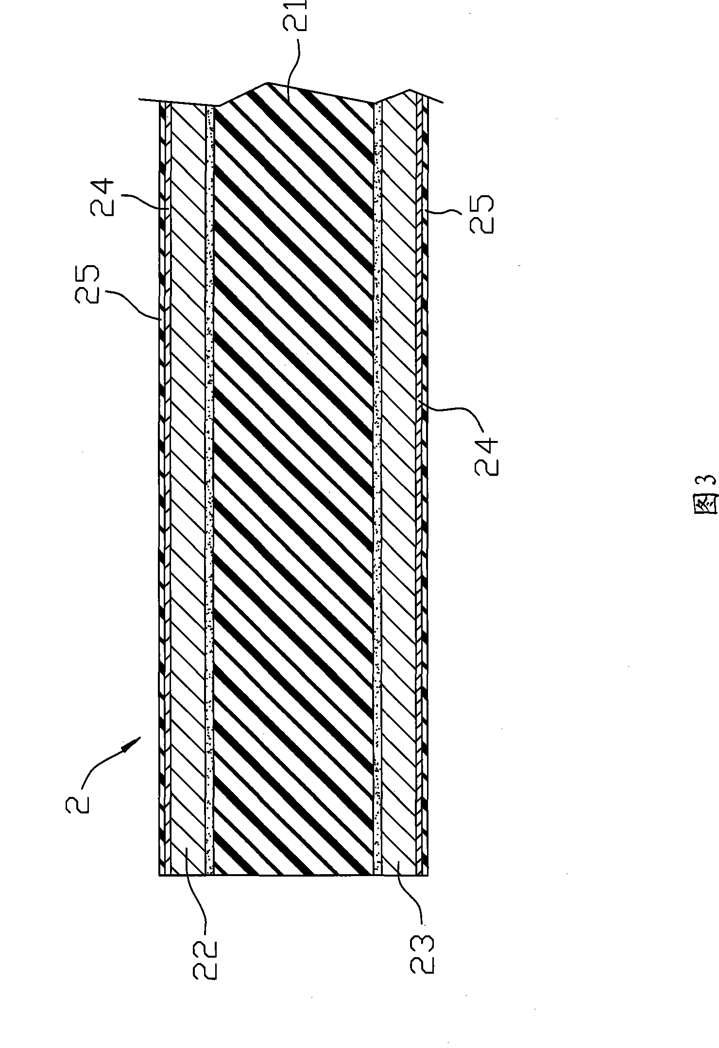 Method for manufacturing construction composite panel with sedimentary deposit