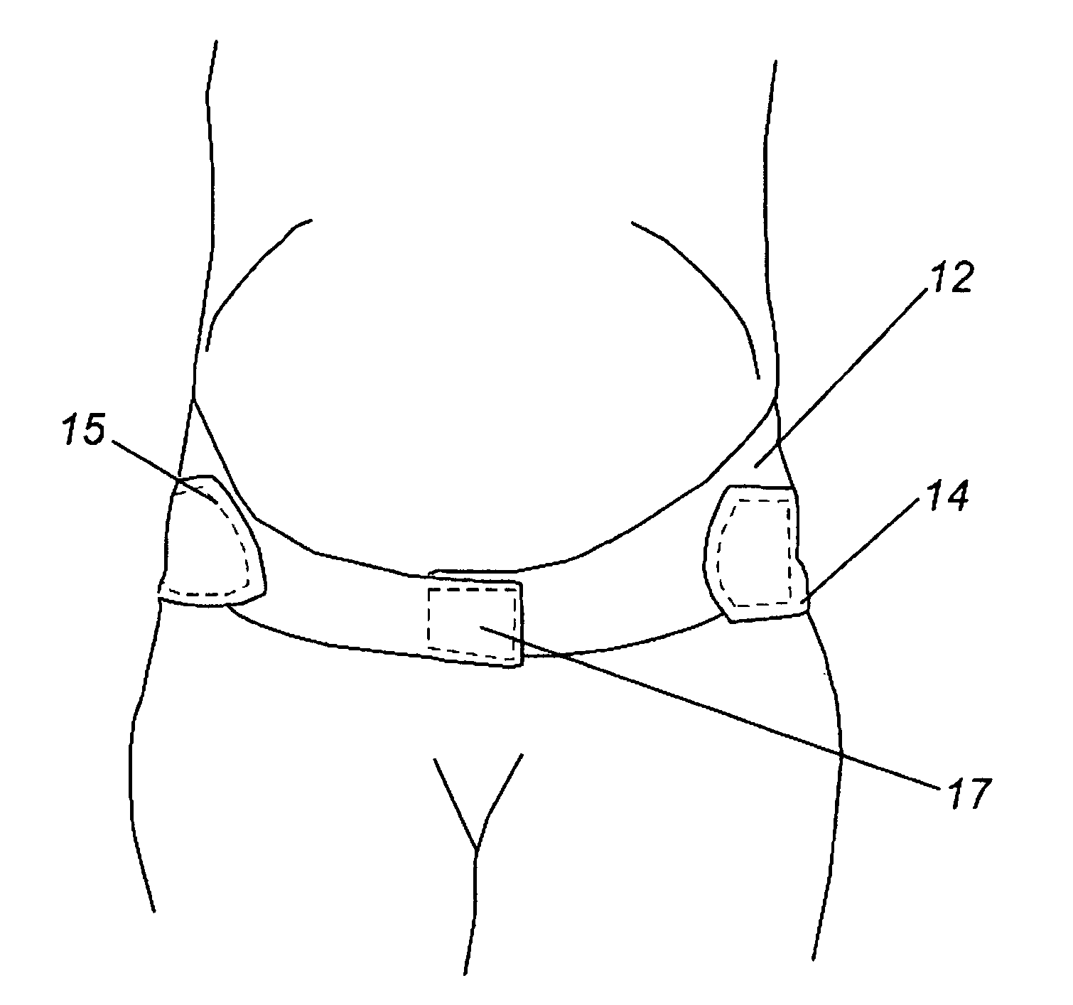 Lower uterine segment maternity support belt