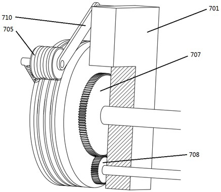 Multi-group automatic three-strand braid production device