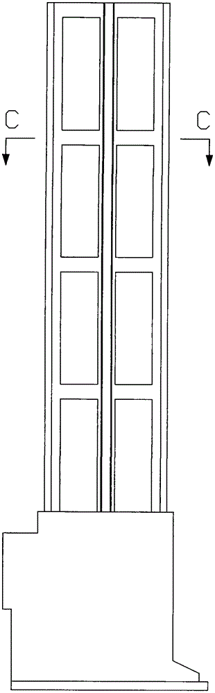 A frame type drainage well and its construction method