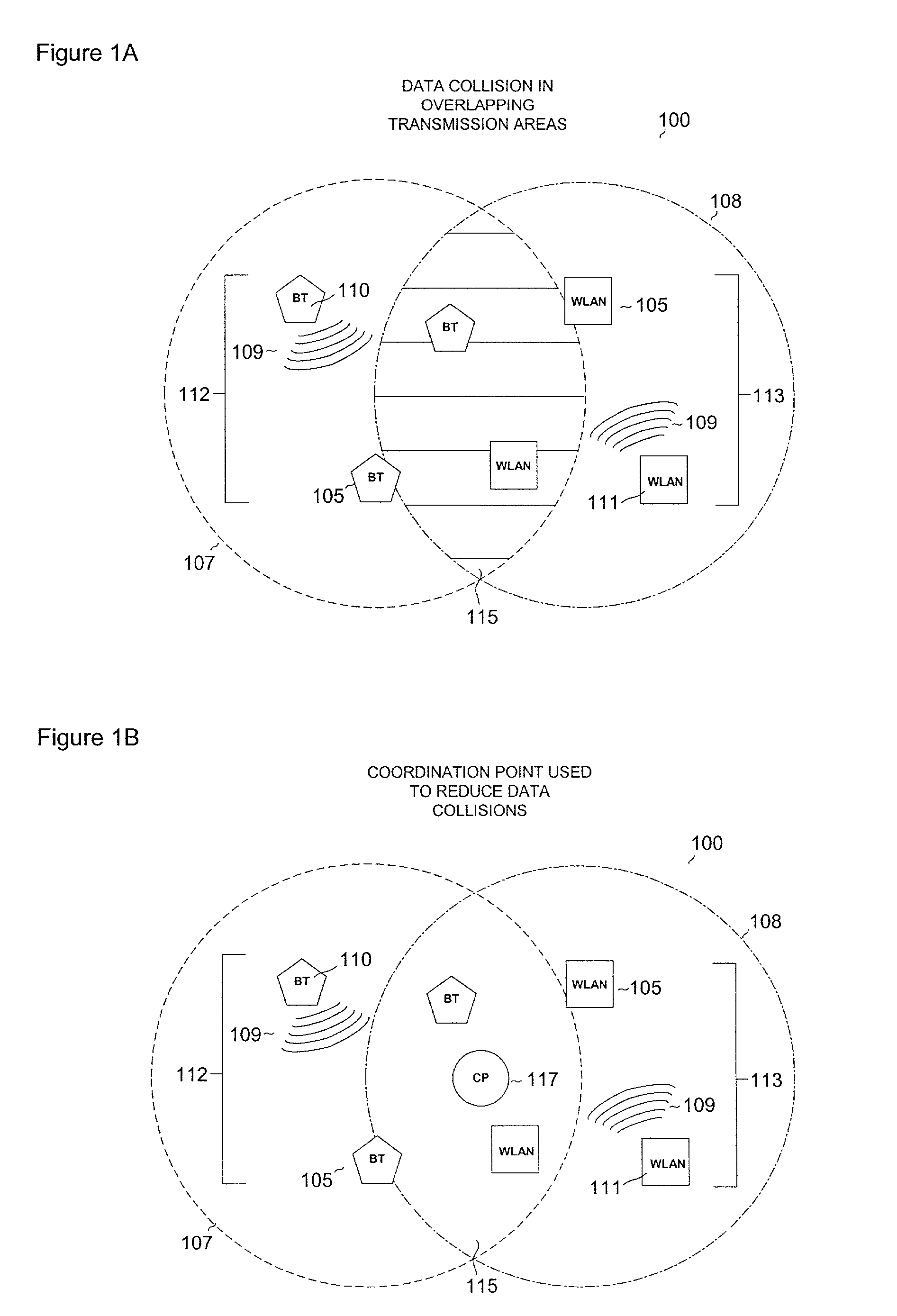 Collision rectification in wireless communication devices