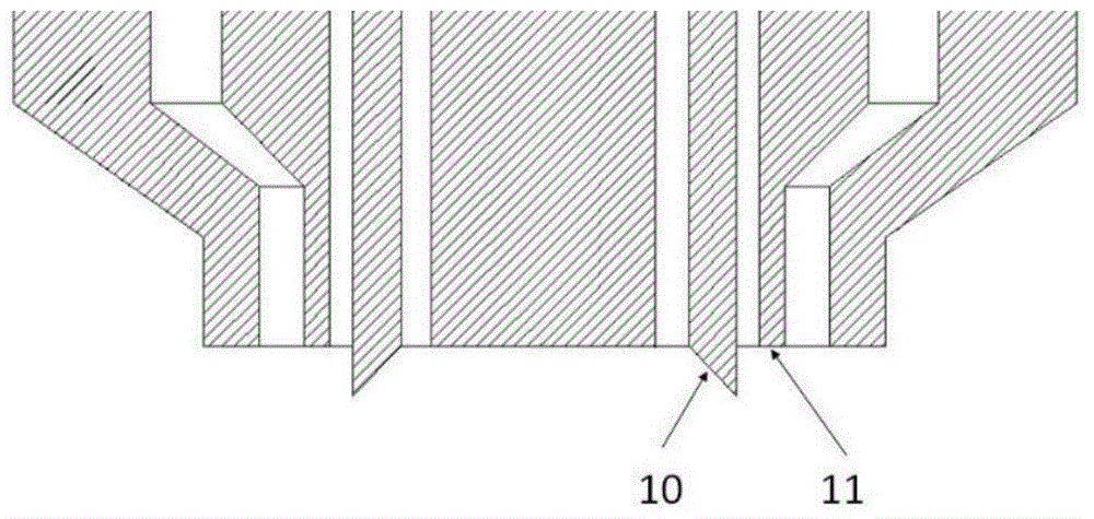 Internal and external circular air assisted electrospinning nozzle unit