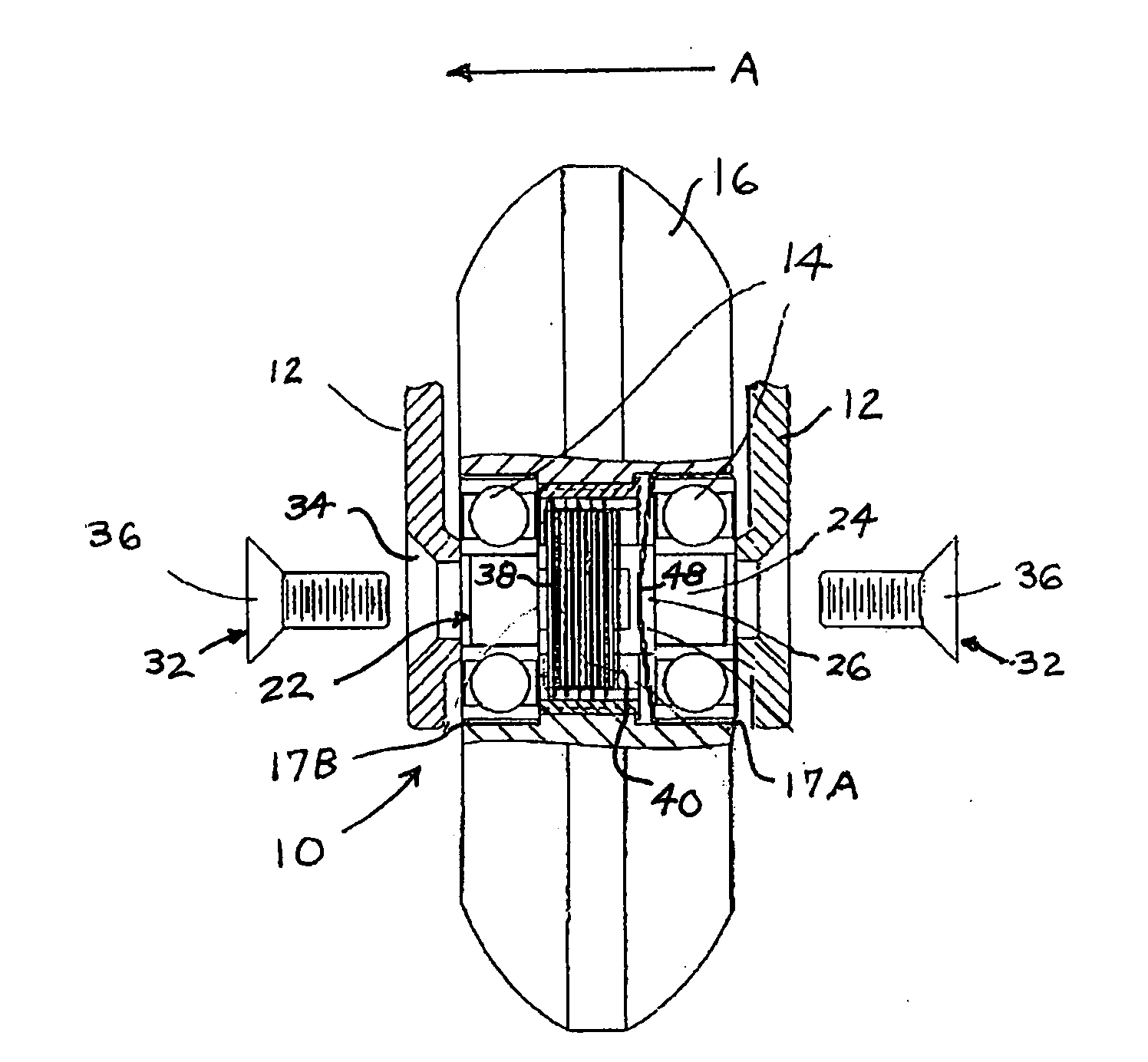 Inline skate brake