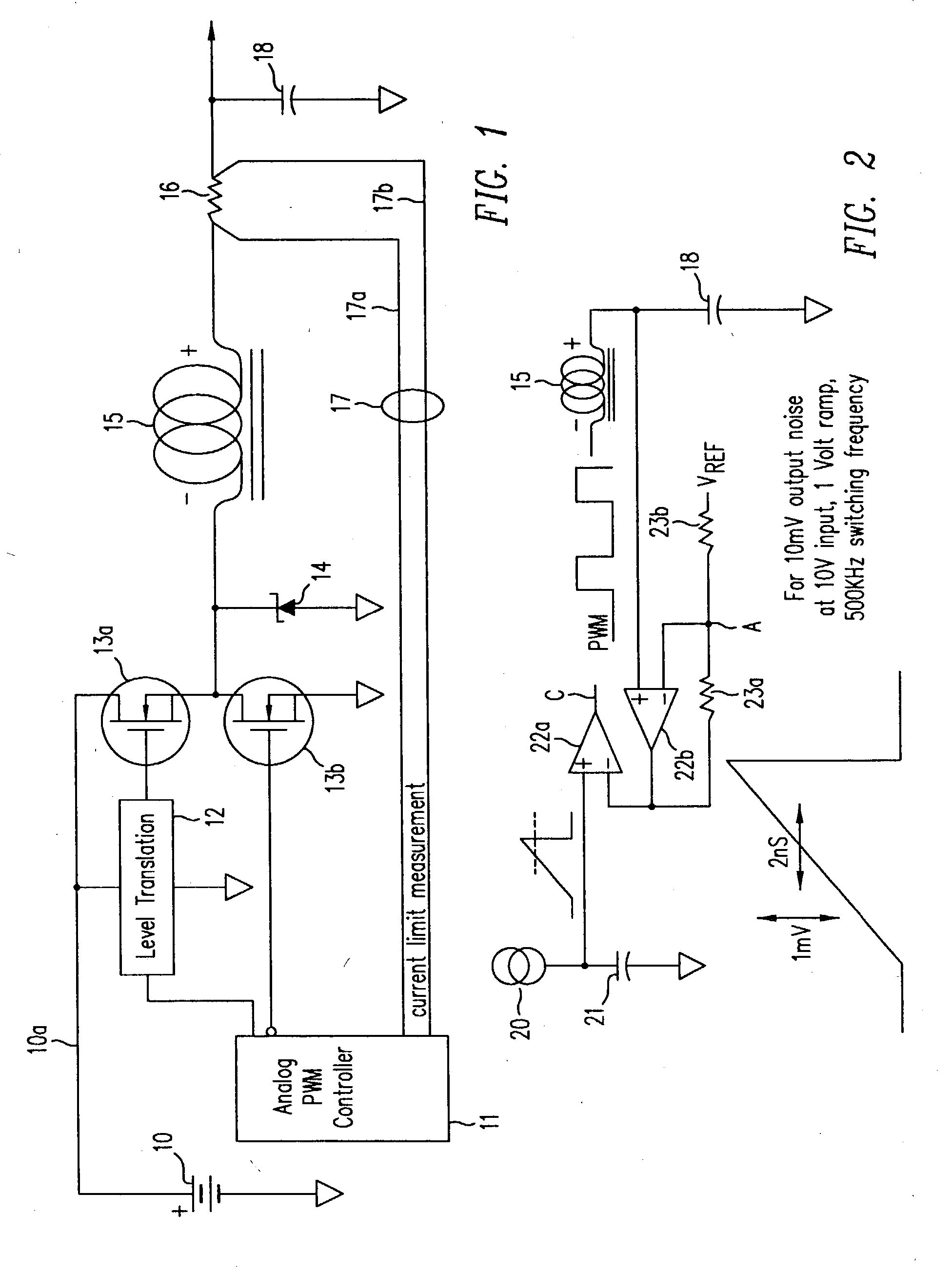 Power converter circuitry and method