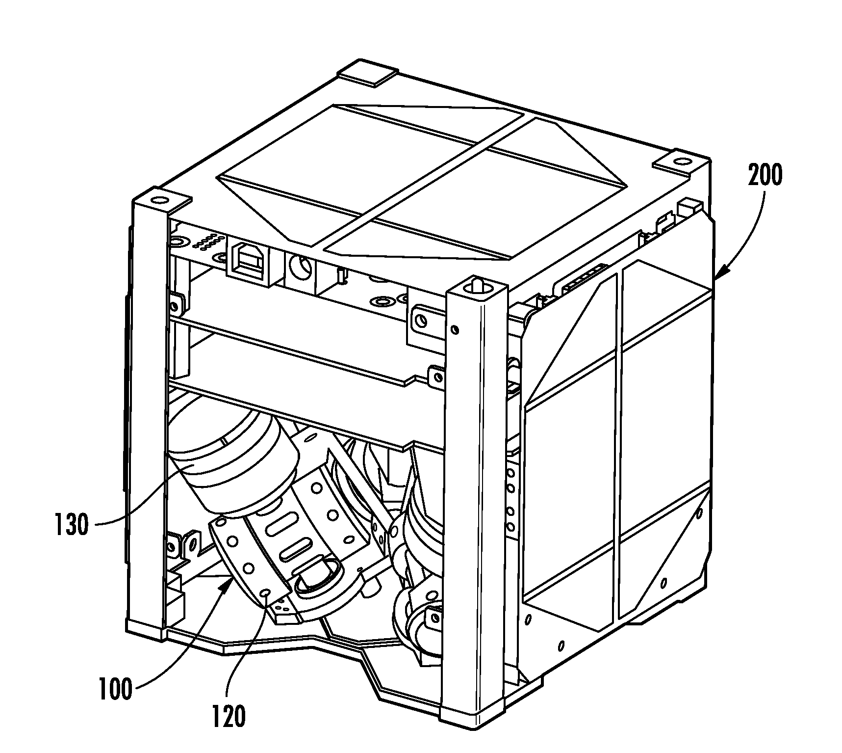 Split Flywheel Assembly With Attitude Jitter Minimization