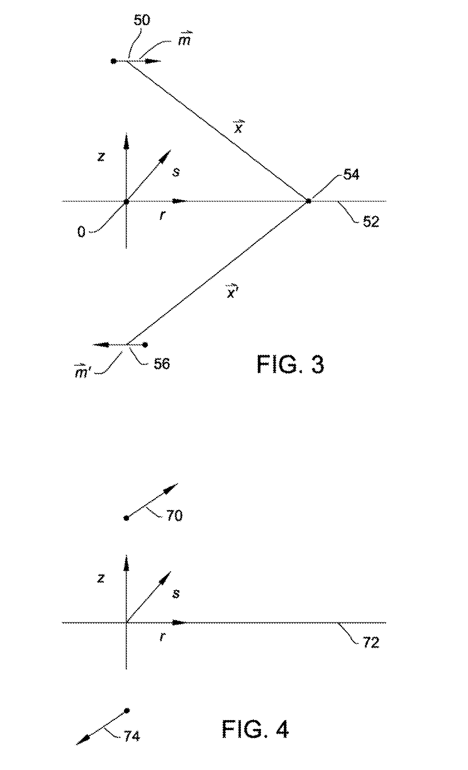 Shielded surgical navigation system that determines the position and orientation of the tracked object with real and virtual dipoles