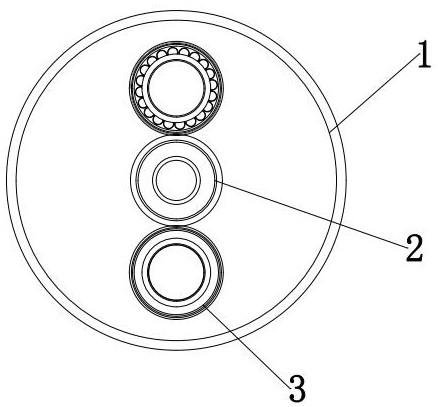 Double-lead-screw linear mechanism of valve opening and closing structure