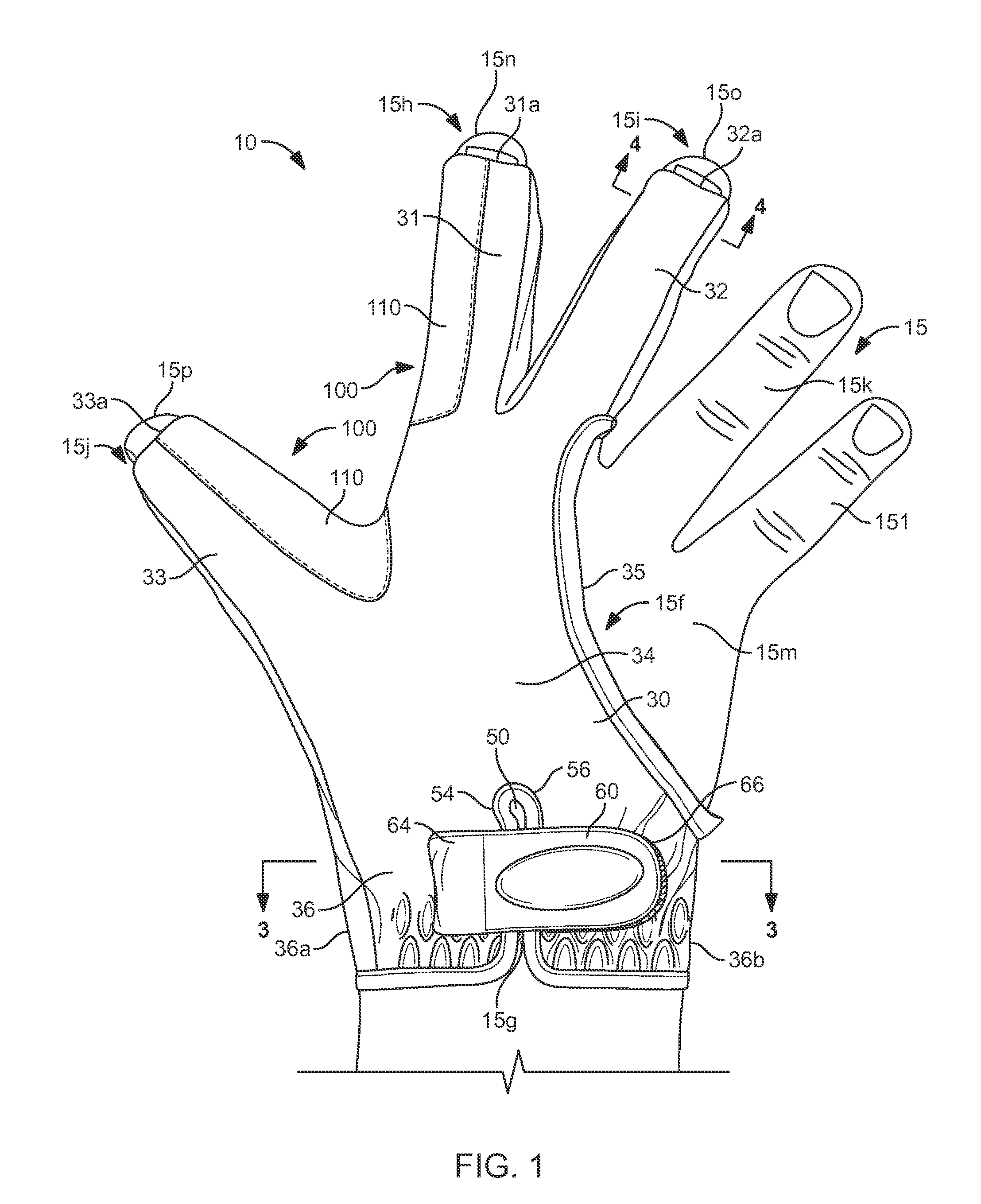 Tri-Finger Multi Sport Glove