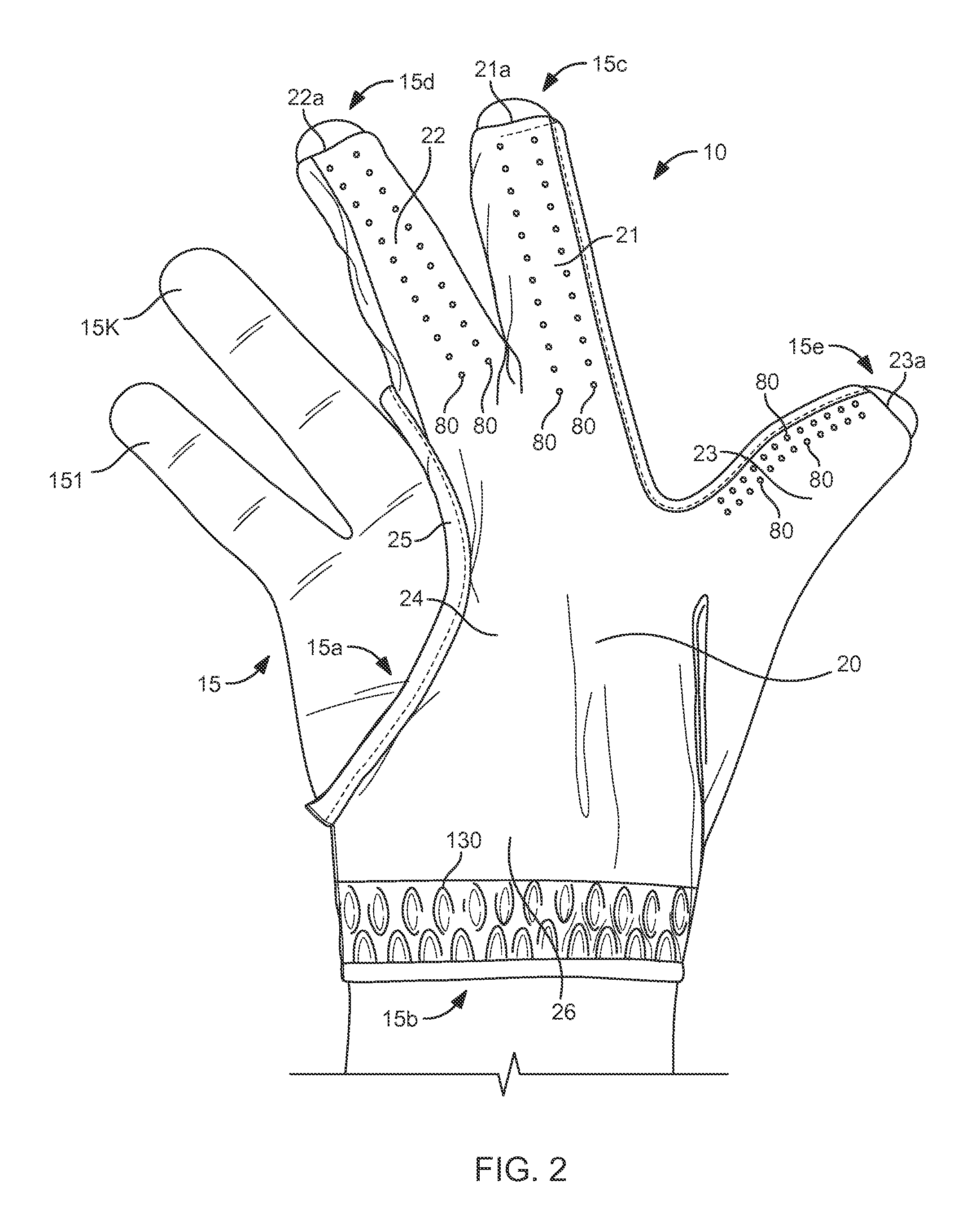 Tri-Finger Multi Sport Glove
