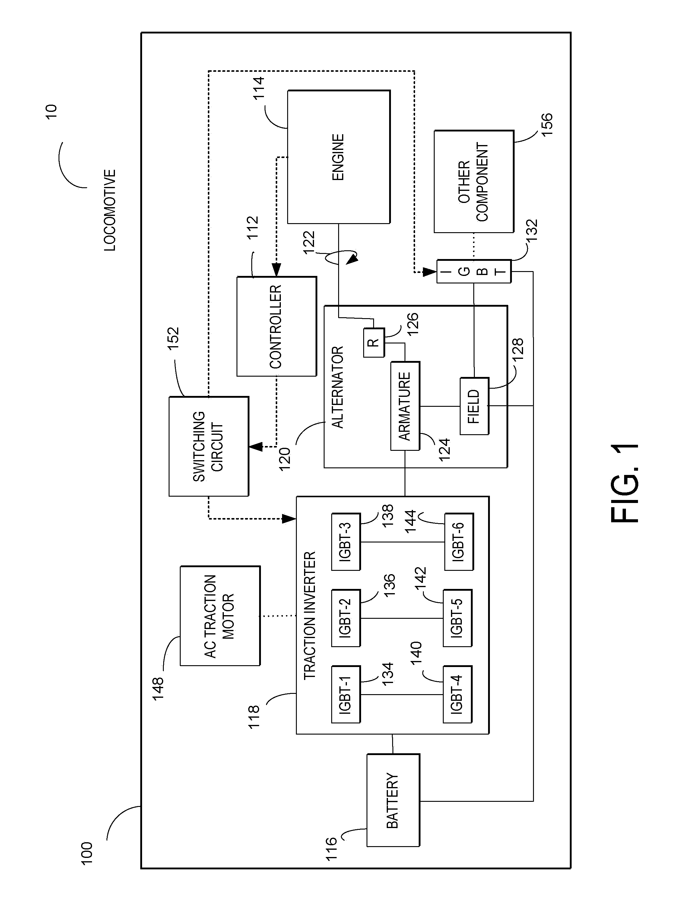 System and method for locomotive engine cranking