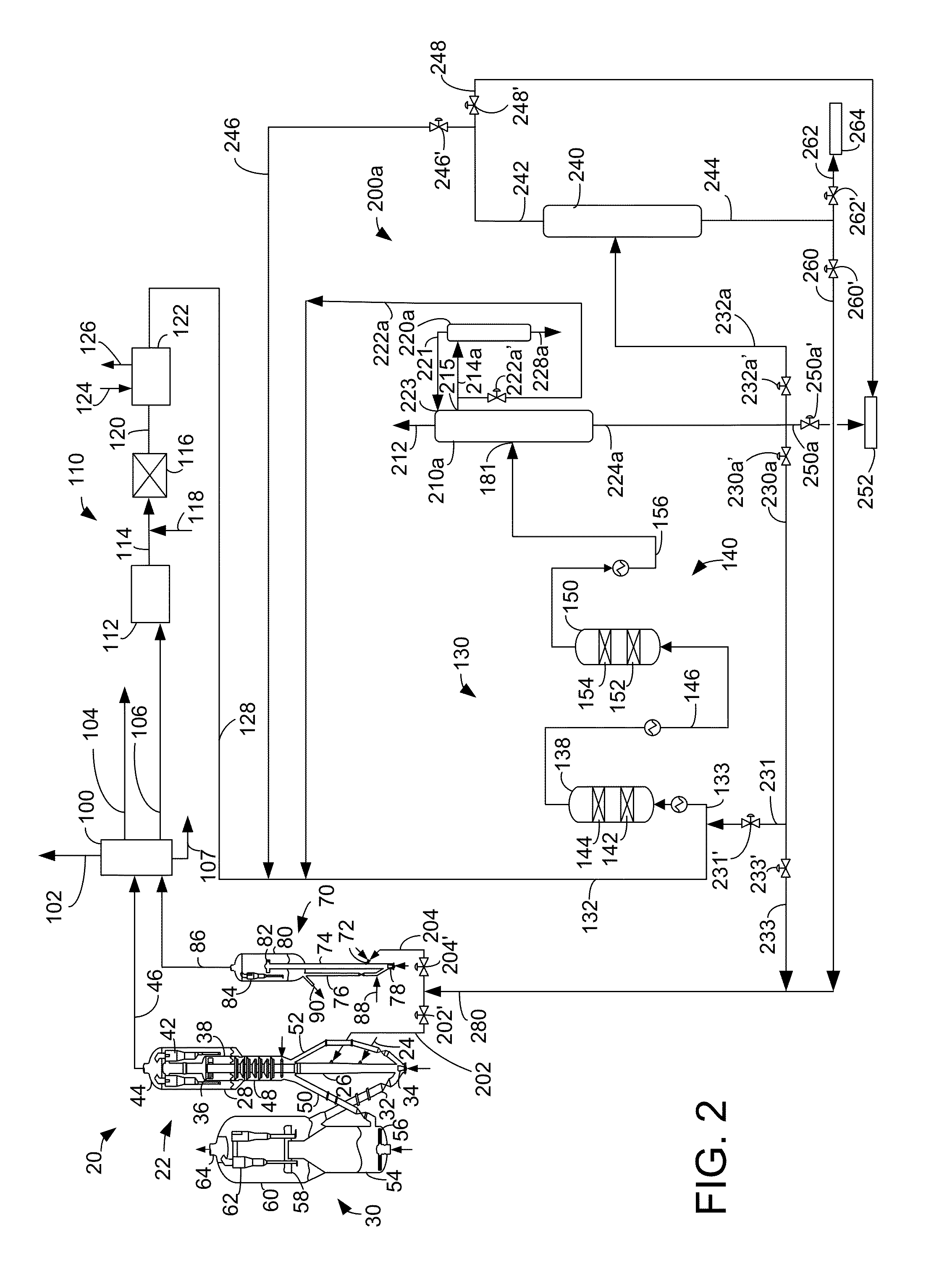 Apparatus for recovering oligomerate