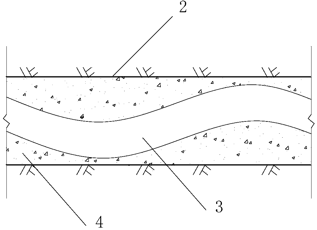 Pipe laying method for subsidence area of coal mine