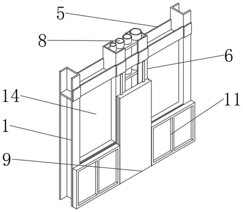 Integrated prefabricated steel structure building