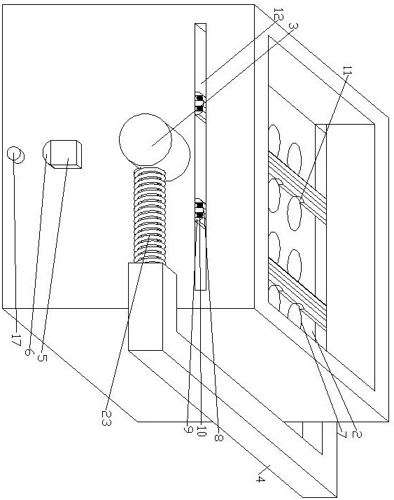 Test tube inspection fixing device for endocrine metabolism department