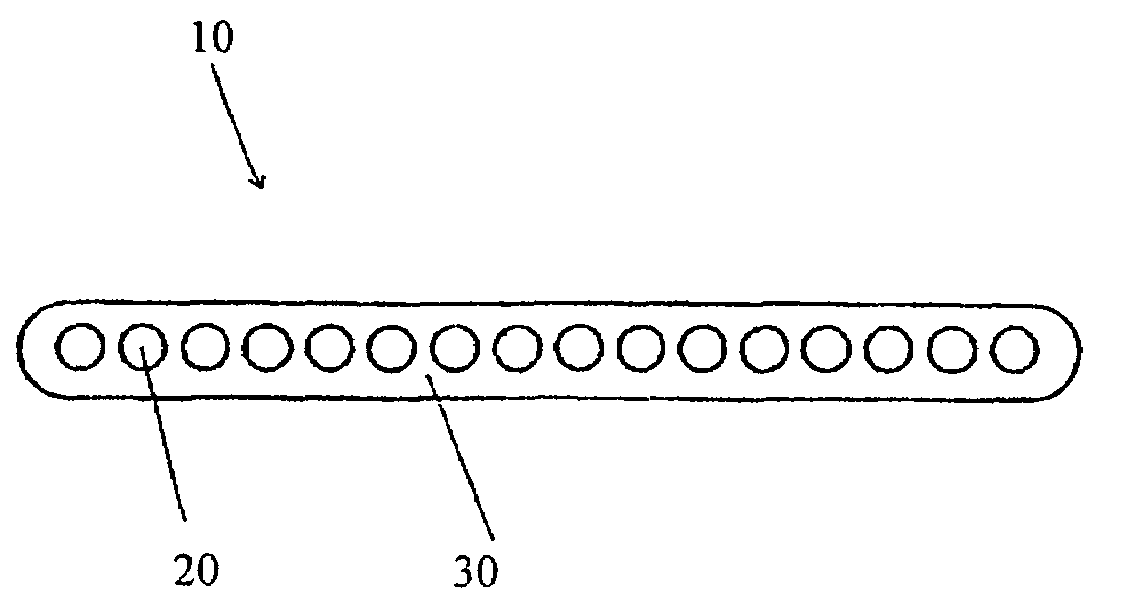 Optical fiber ribbon with improved stripability