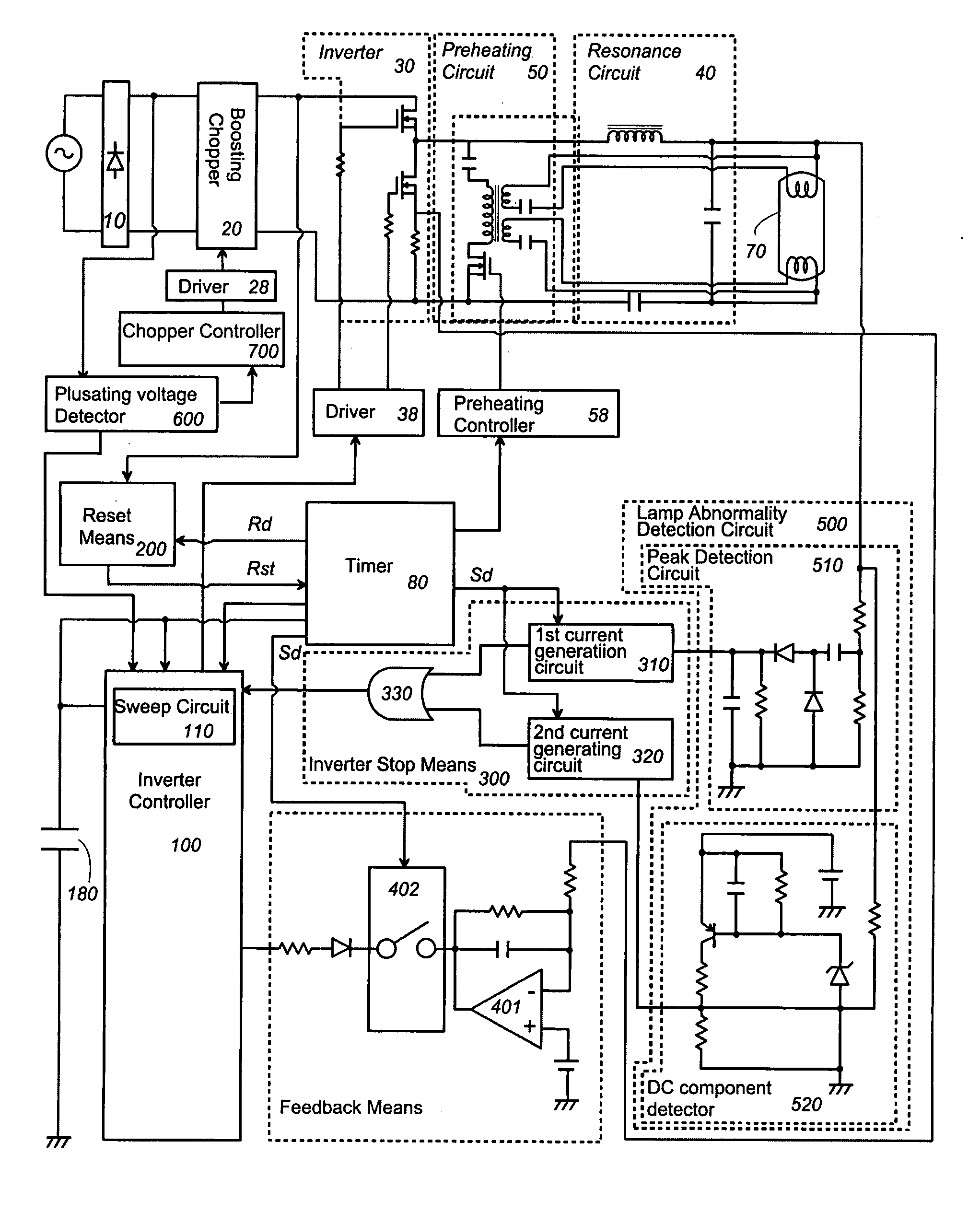 Discharge Lamp Ballast Device and Lighting Appliance