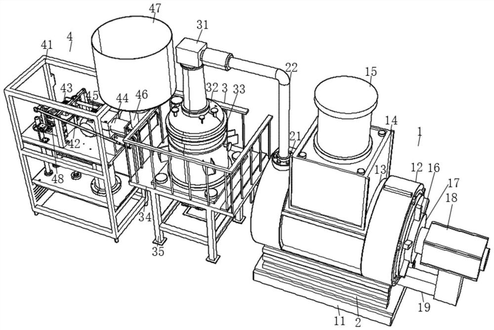 Collagen peptide treatment production line and process thereof