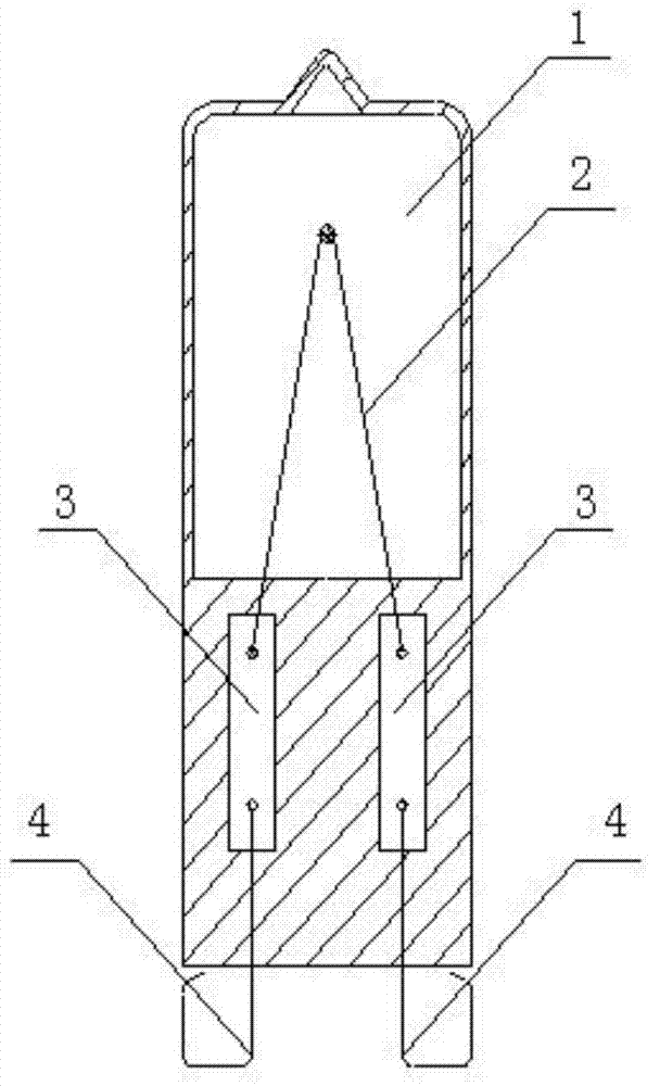 Convenient-to-produce lamp bead