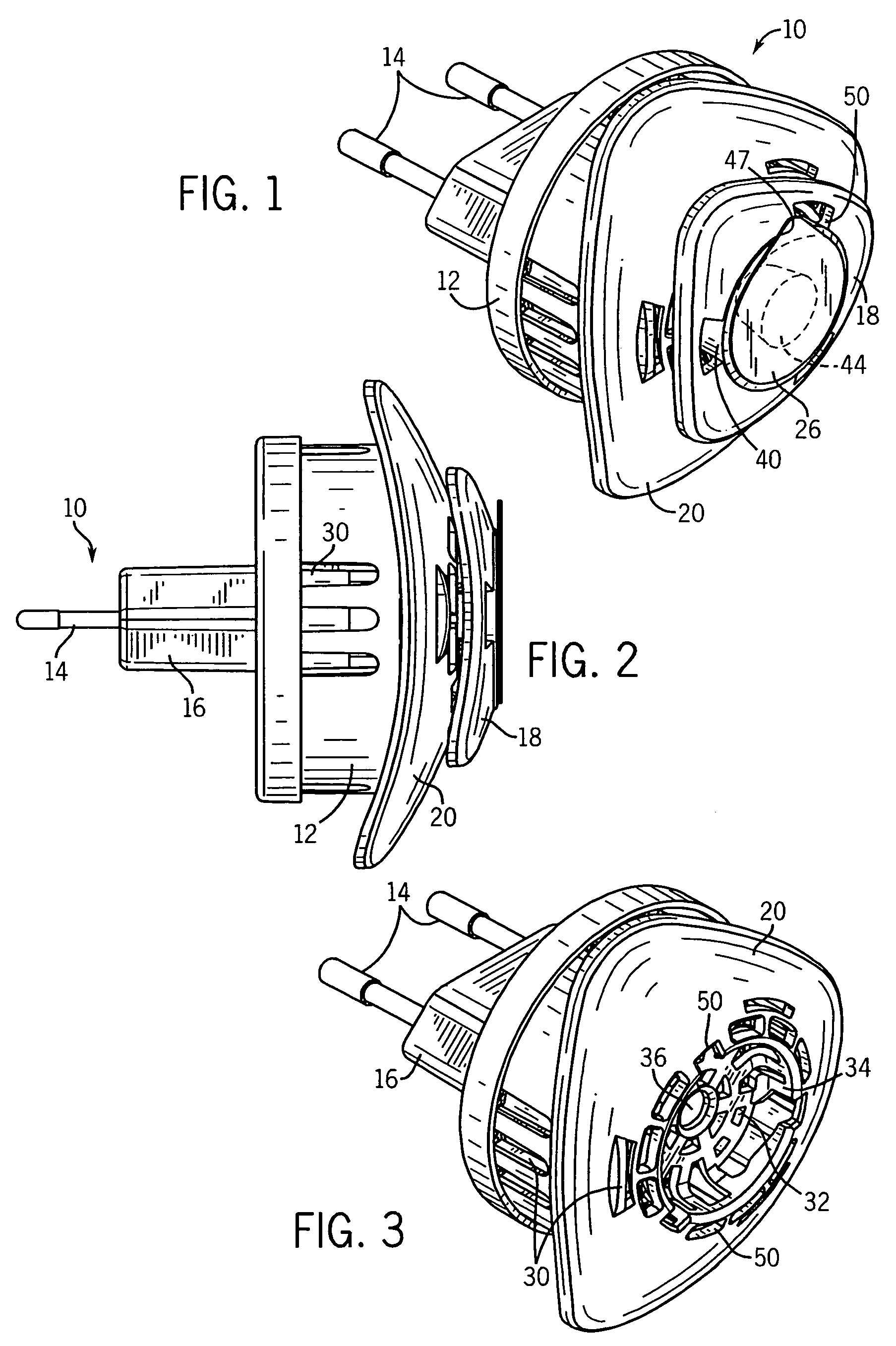 Air treatment devices with use-up indicators