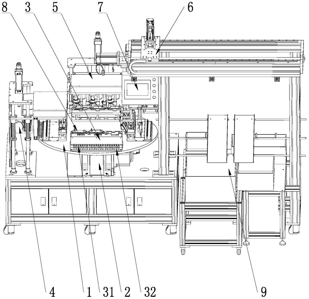 Test method of electric double-shaft simulation table final assembly