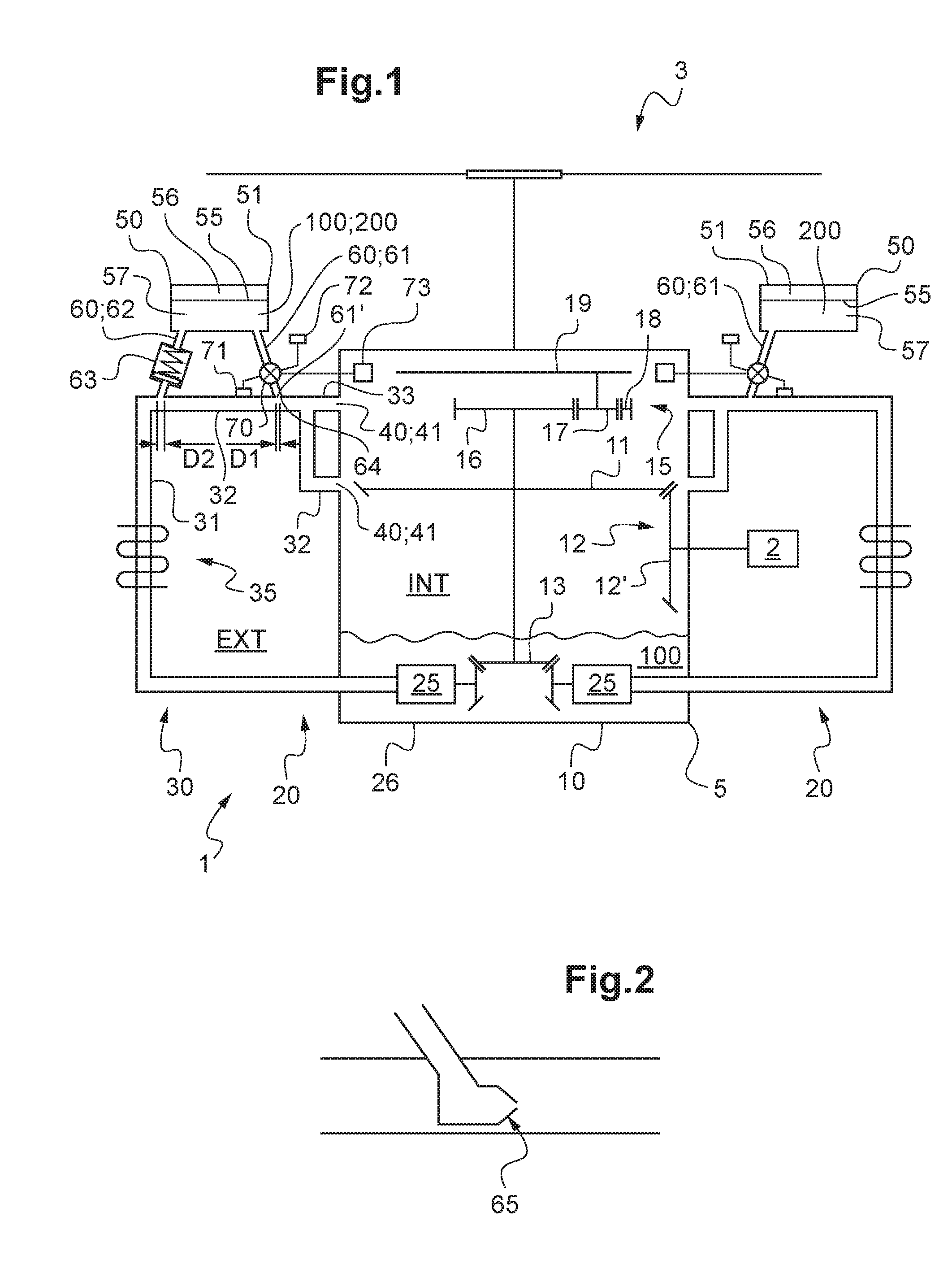 Power transmission gearbox and an aircraft