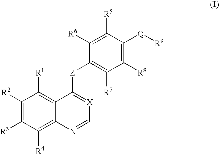 Quinoline or quinazoline derivatives inhibiting auto-phosphorylation of fibroblast growth factor receptors