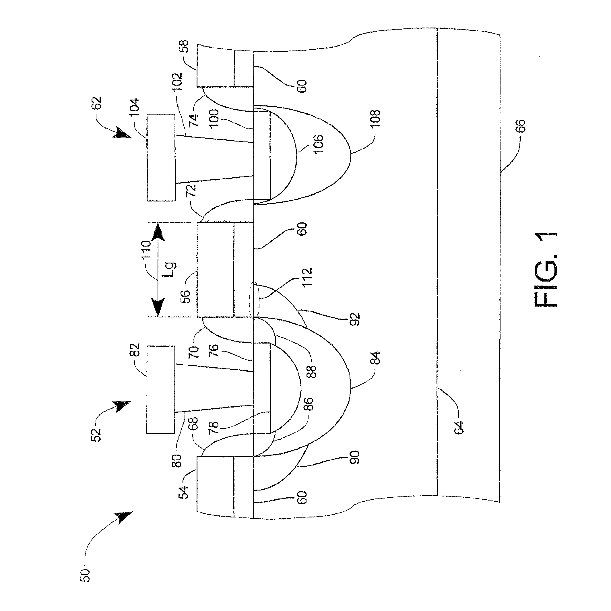 Self-aligned complementary ldmos