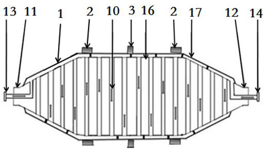 Conductive heating type drum dryer