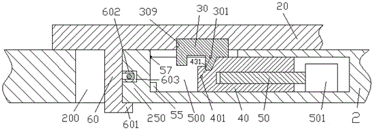 Convenient-to-maintain computer cabinet capable of achieving contact indication