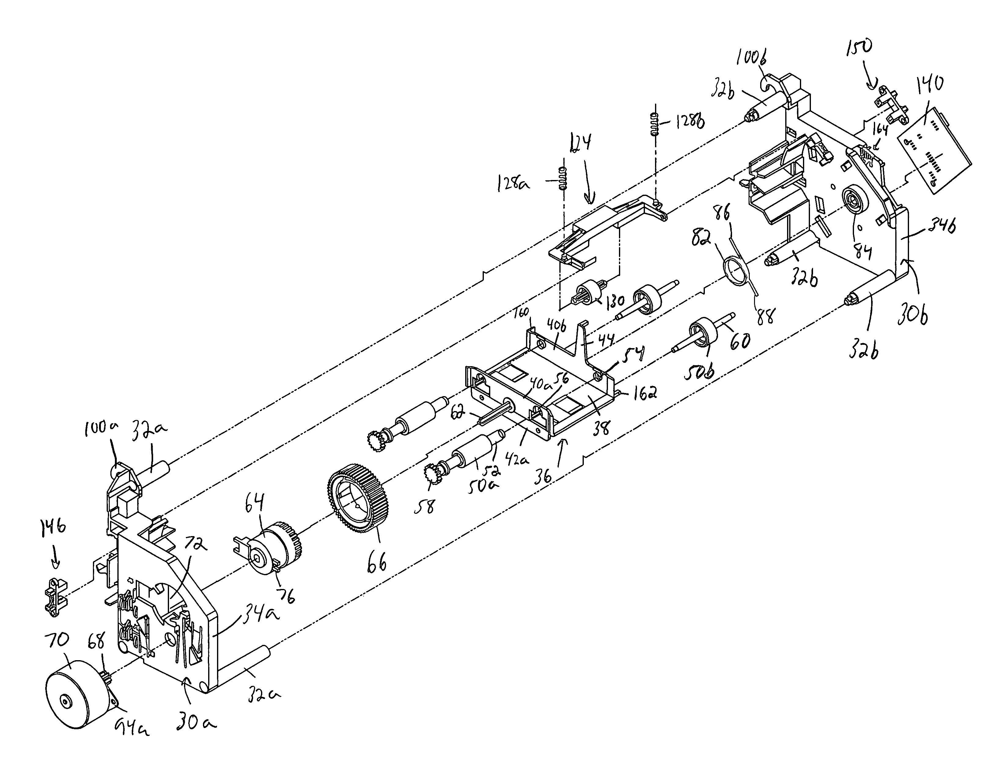 Plastic card reorienting mechanism and interchangeable input hopper